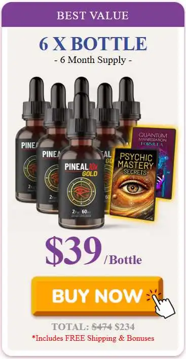 Buy 6 Bottles Pineal 10x Best Value Package With Maximum Discount